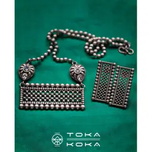 Jaali Earring and Neckpiece Set