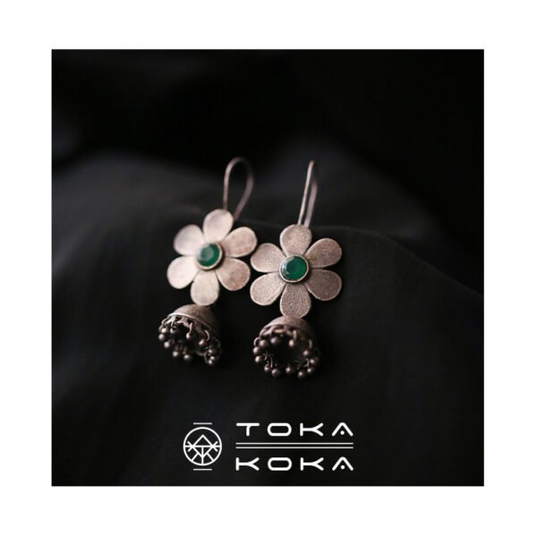 Flower Jhumka - Image 4