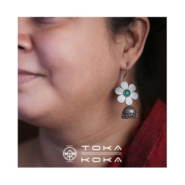 Flower Jhumka - Image 3
