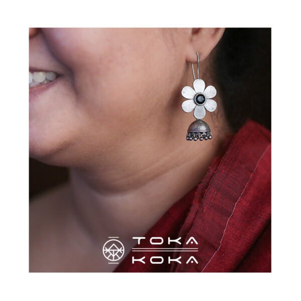 Flower Jhumka - Image 2