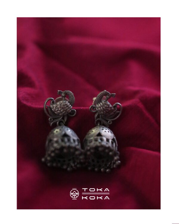 Kutti Peacock Jhumka
